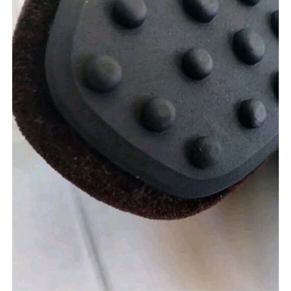 Lands End NEW Women's Dark Chocolate Brown Velvet Loafers Driving Shoes 6B - Picture 8 of 12